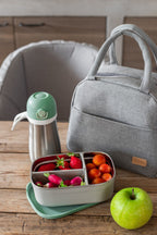 Beaba Stainless Steel Lunch Box Velvet Grey/Sage Green