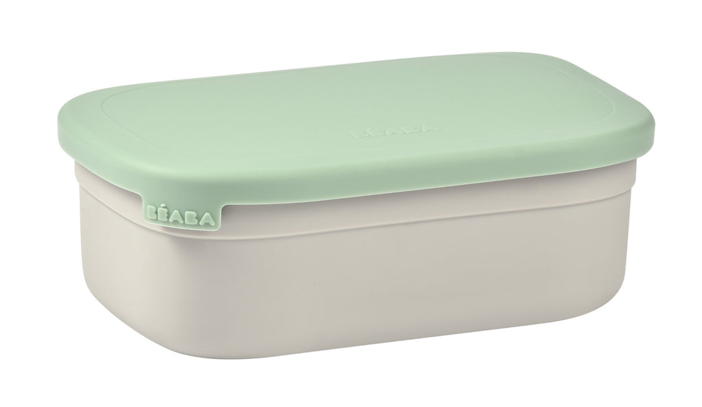 Beaba Stainless Steel Lunch Box Velvet Grey/Sage Green