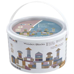 Viga Wooden Blocks – 60pcs