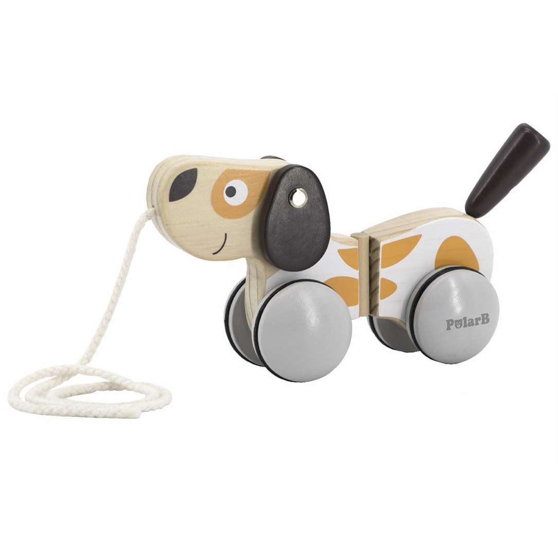 Viga Pull Along – Puppy orange