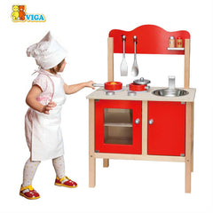 Viga Red Kitchen w/Accessories