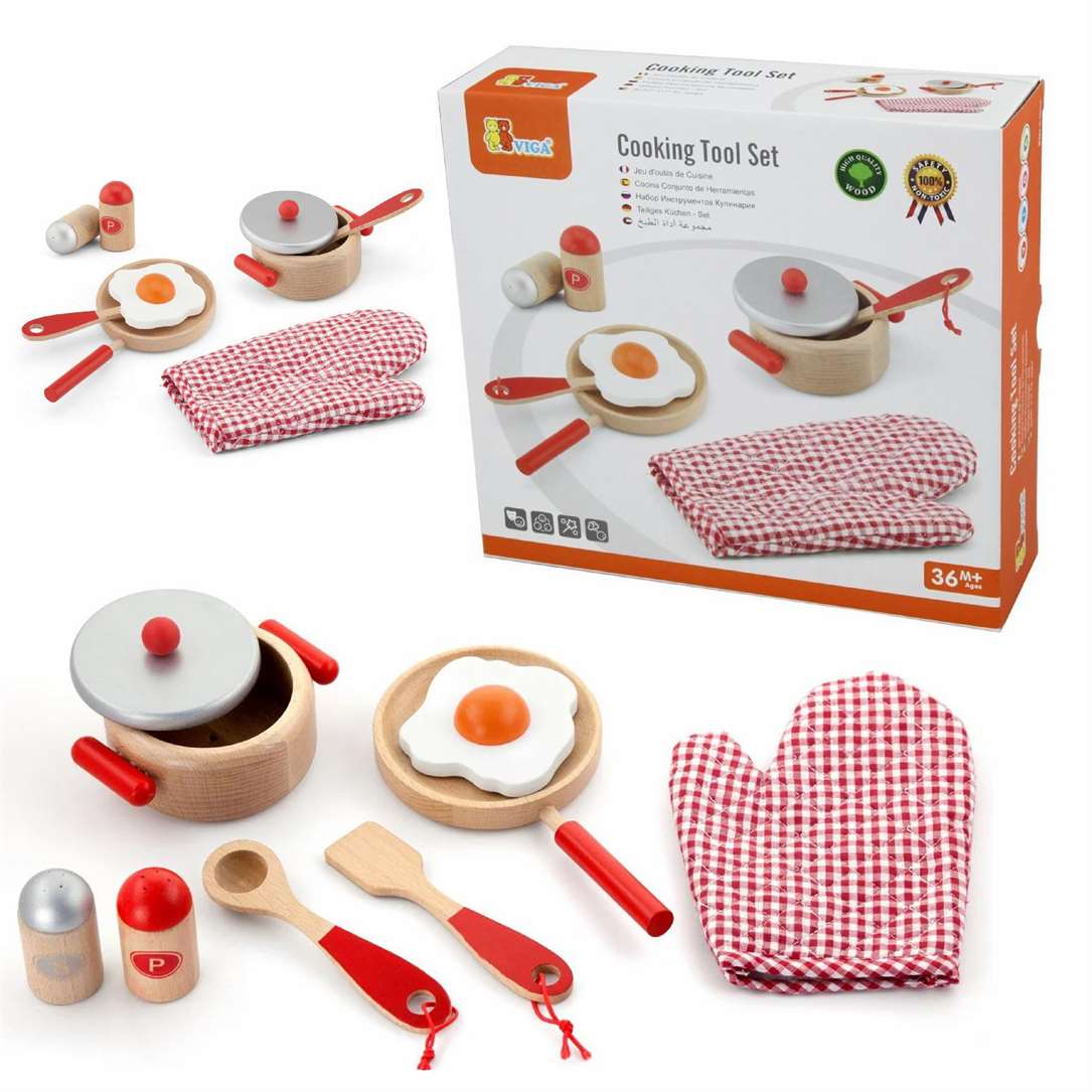 Viga Cooking Tool Set -Red