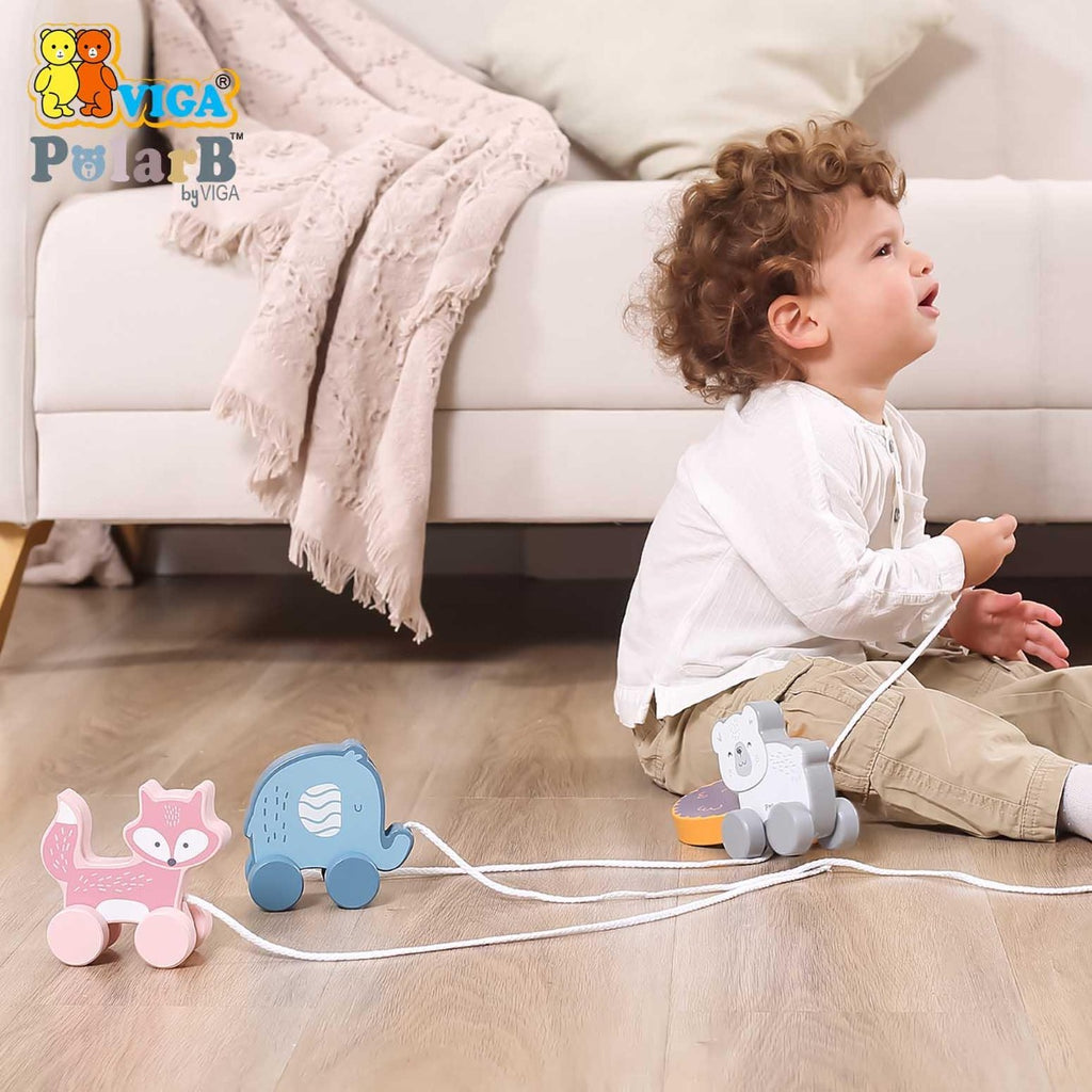 Viga Pull Along - Polar Bear