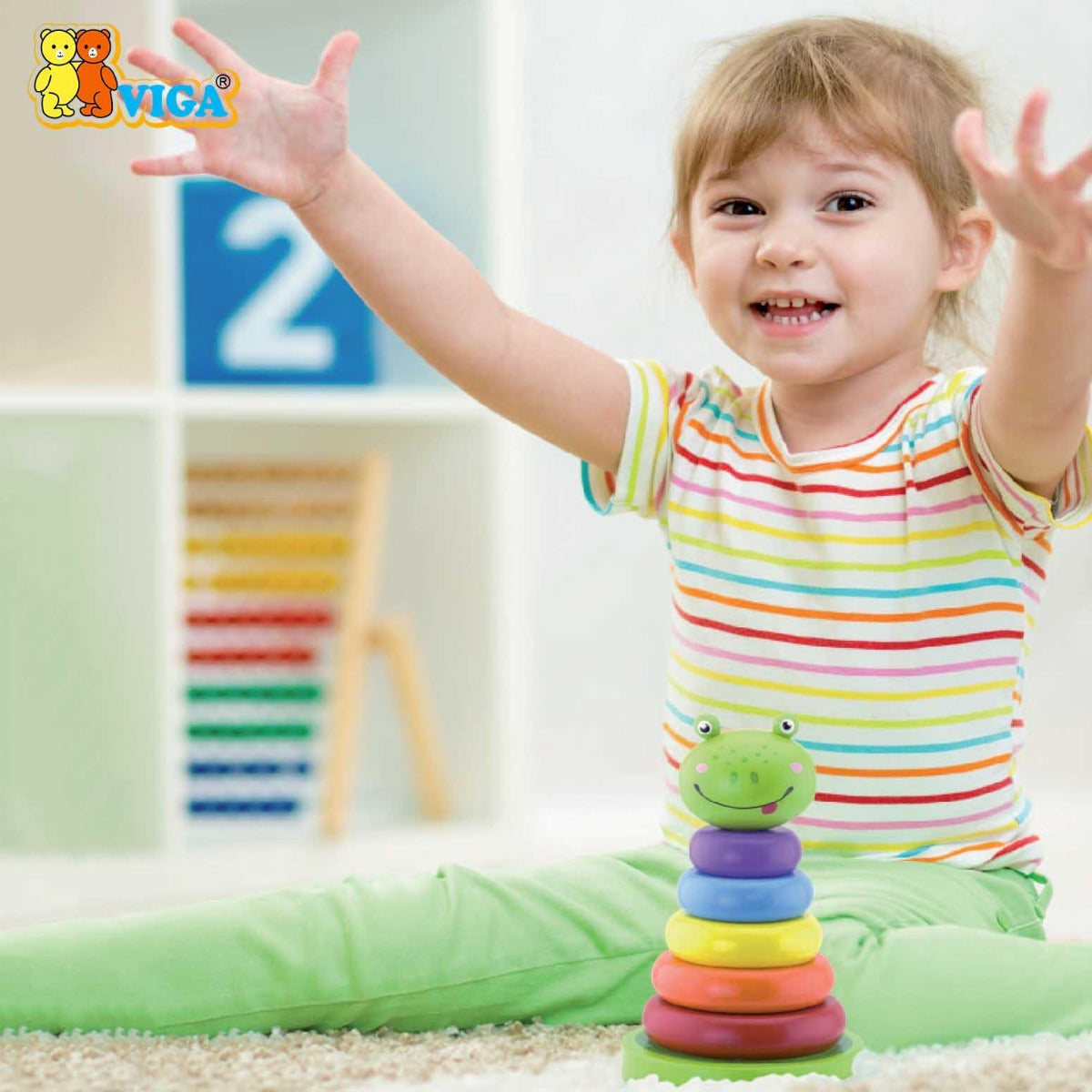 Viga Frog Stacker