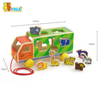 Viga Pull Along Shape Sorter- Animal Truck