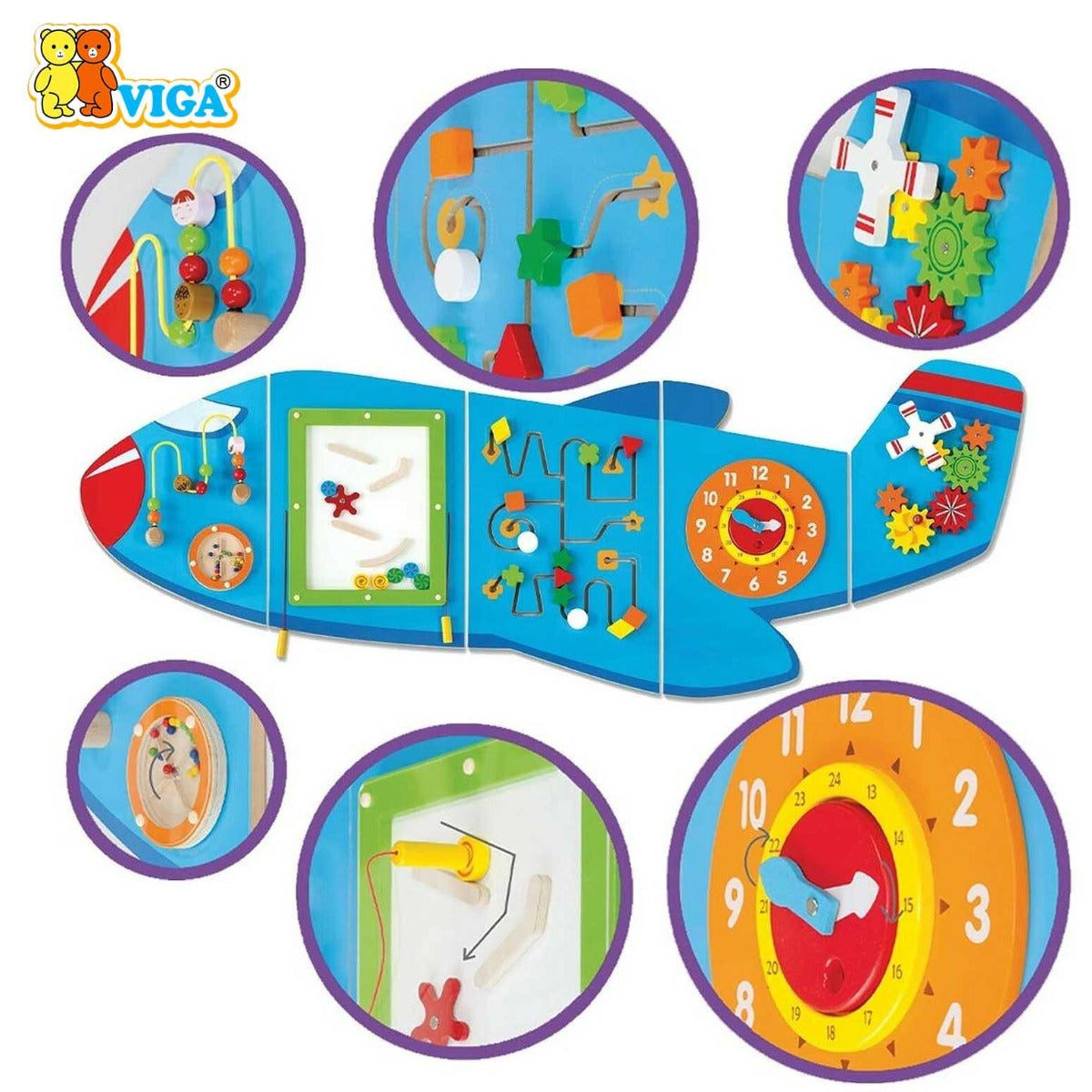 Viga Wall Toy - Airplane