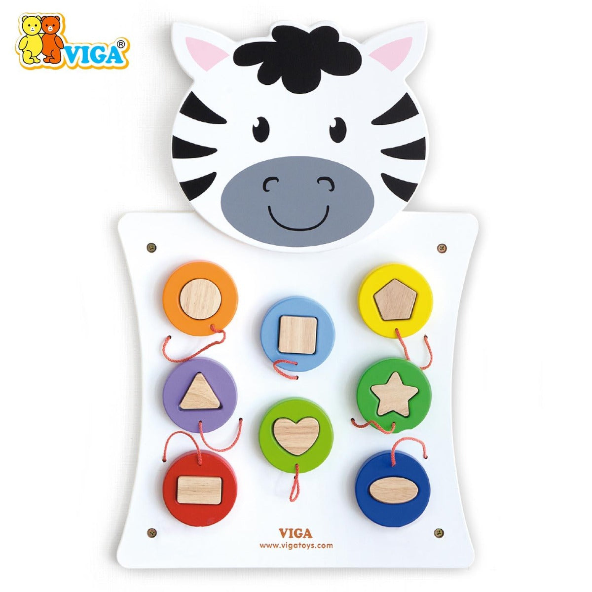 Viga Wall Toy - Match Shapes