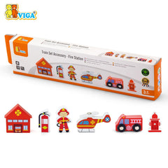 viga Train Set Accessory - Fire Station