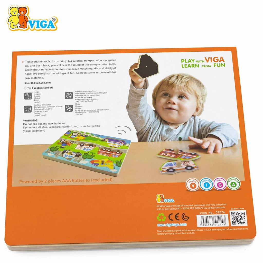 viga Sound Puzzle - Transportation