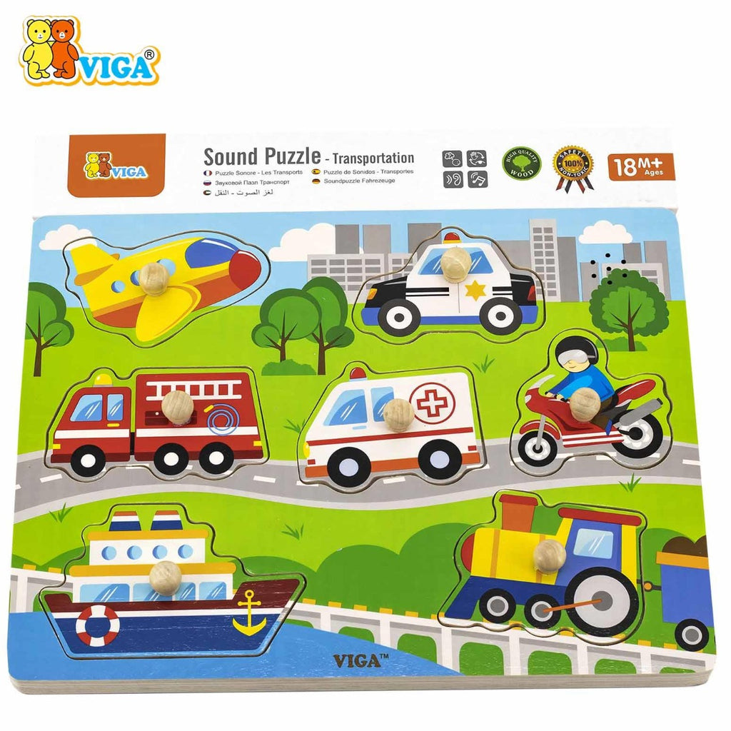 viga Sound Puzzle - Transportation
