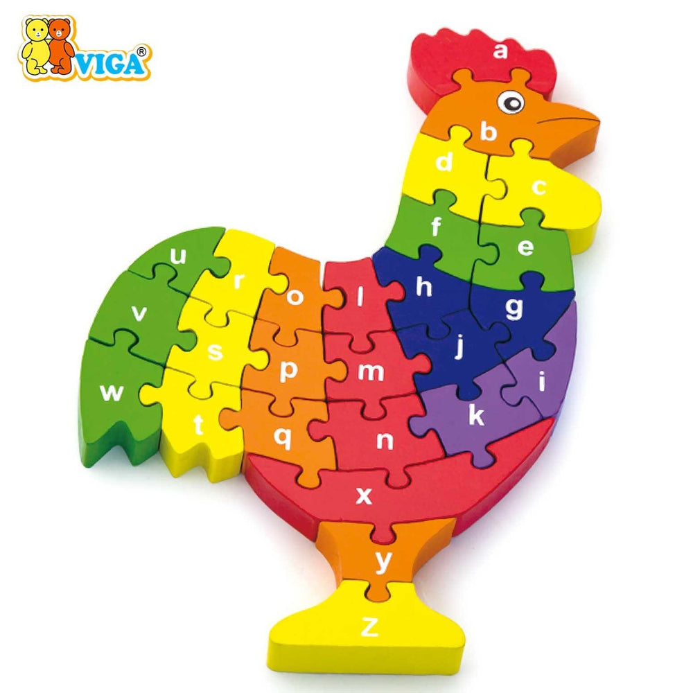 Viga Wooden 3D Puzzle - Rooster