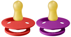 Bibs Pacifier Size 1 - Baby 0 -6M (2pcs) Strawberry/Orchide