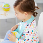 SKIP HOP - ZOO FOLD & GO SILICONE BIB UNICORN