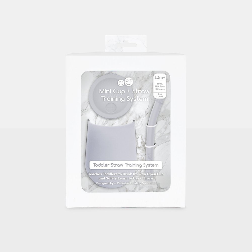 Ezpz Mini Cup & Straw Training System - Pewter