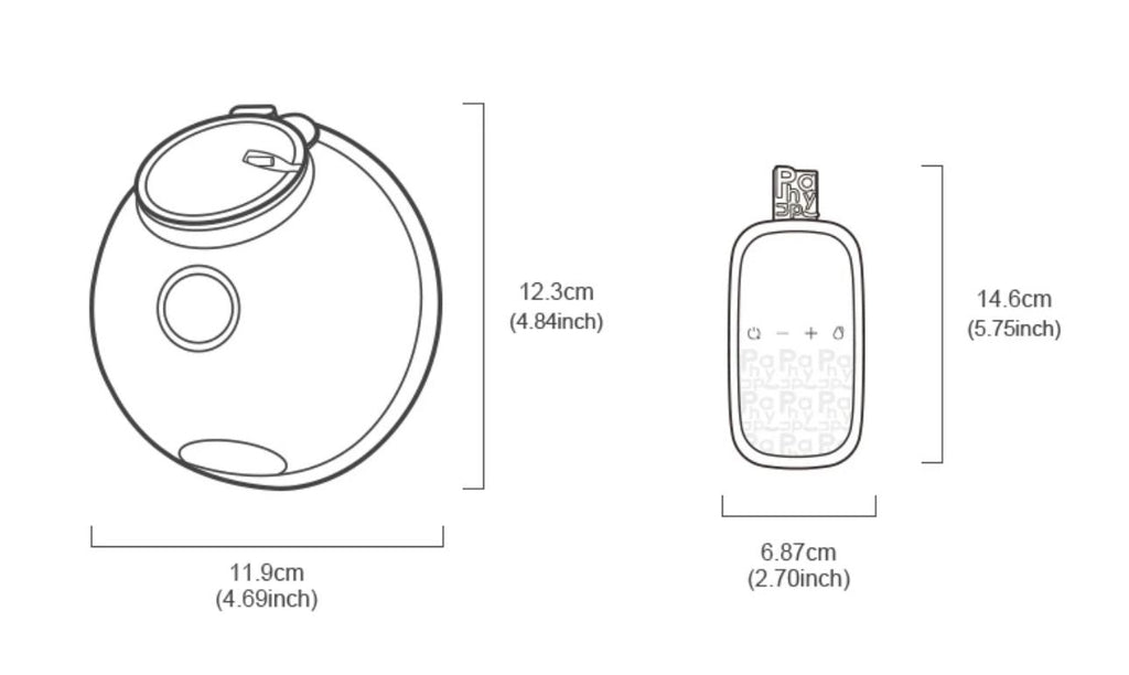 Phanpy E-Rosy Phanpy Ultra-Light Breast Pump