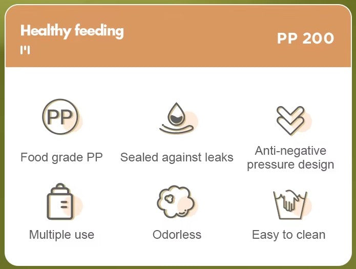 Phanpy Breast Milk Storage Bottles 3pcs-200mL
