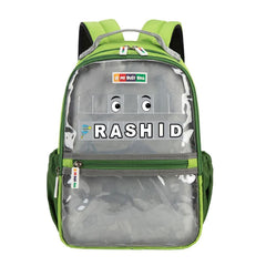 Grass_color_backpack ( add your name packpack)