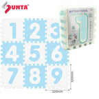 Kids Anti-Bacterial Number Puzzle Mat 9 Pieces EVA Foam Toy