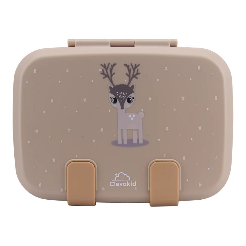 Clevakid Explorer Lunch Box Dark Brown  Toffee 800ML \27 OZ - ClevaWhity Friend