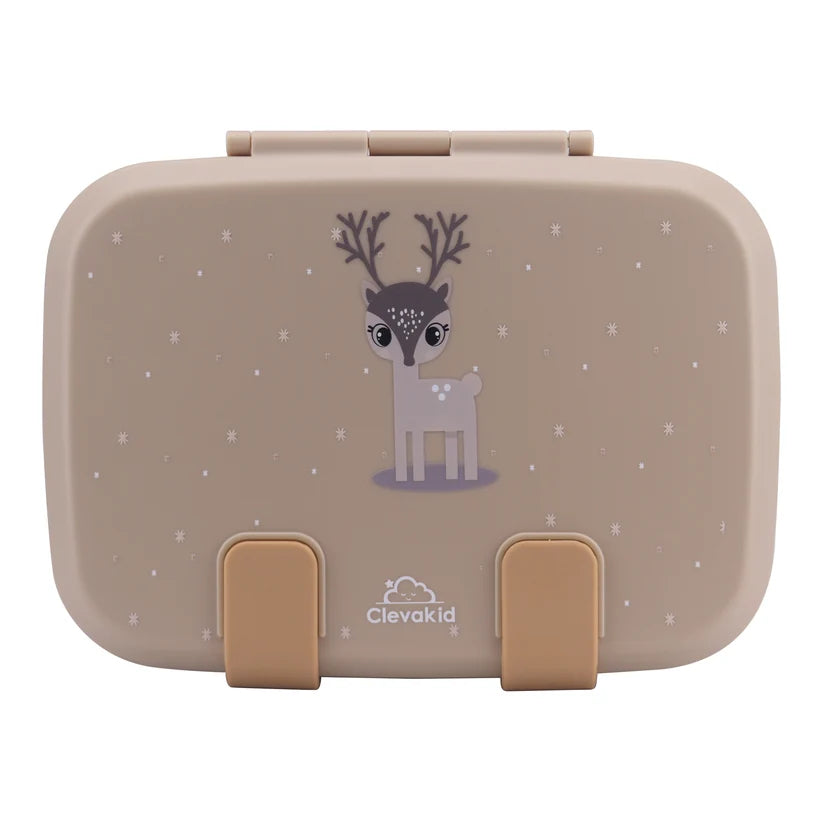 Clevakid Explorer Lunch Box Dark Brown  Toffee 800ML \27 OZ - ClevaWhity Friend