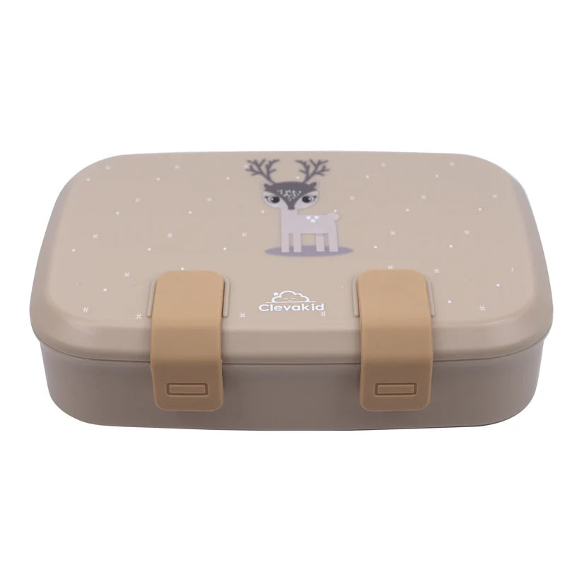 Clevakid Explorer Lunch Box Dark Brown  Toffee 800ML \27 OZ - ClevaWhity Friend