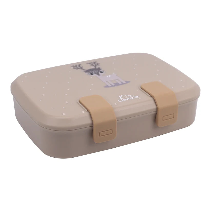 Clevakid Explorer Lunch Box Dark Brown  Toffee 800ML \27 OZ - ClevaWhity Friend