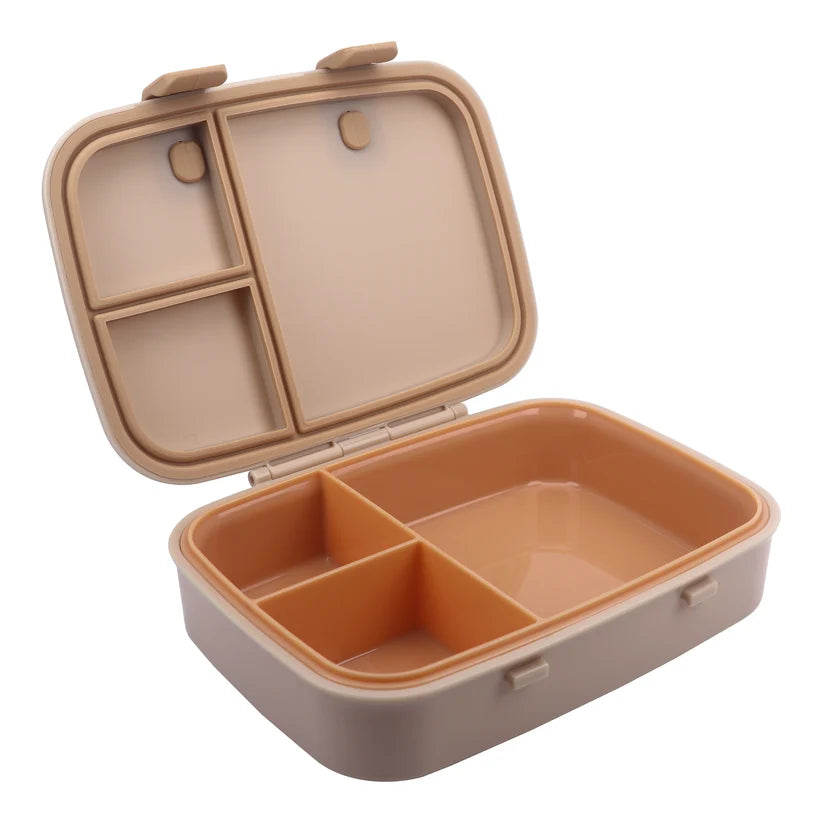 Clevakid Explorer Lunch Box Dark Brown  Toffee 800ML \27 OZ - ClevaWhity Friend
