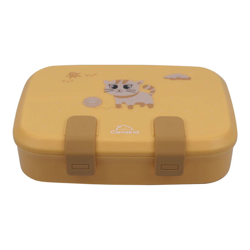 Clevakid Explorer Lunch Box Orange Light 800ML \27 OZ - ClevaMeow Friend