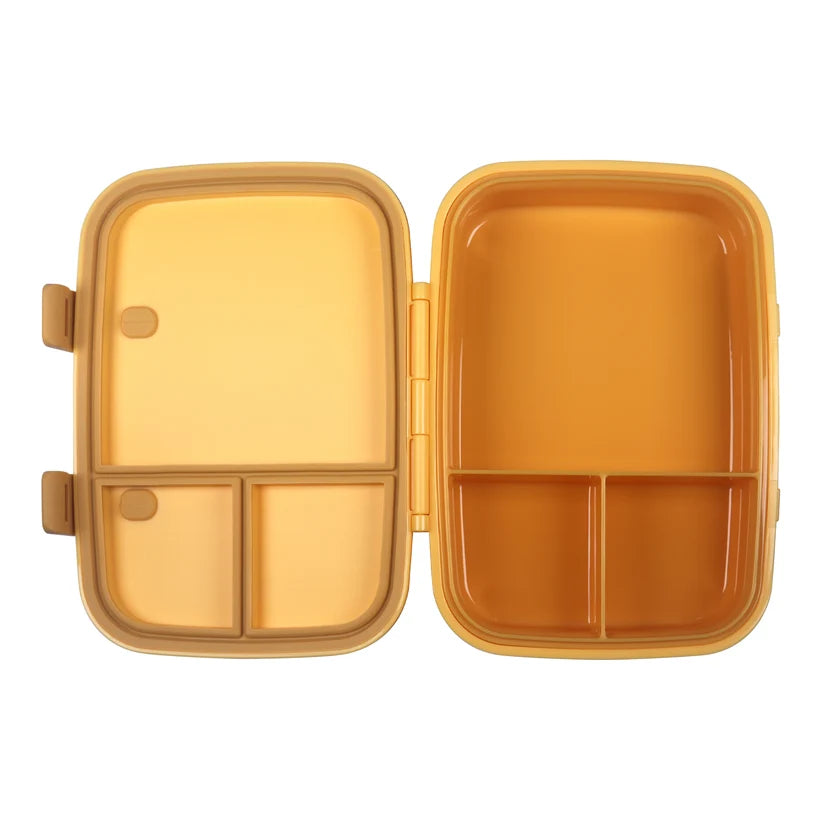 Clevakid Explorer Lunch Box Orange Light 800ML \27 OZ - ClevaMeow Friend