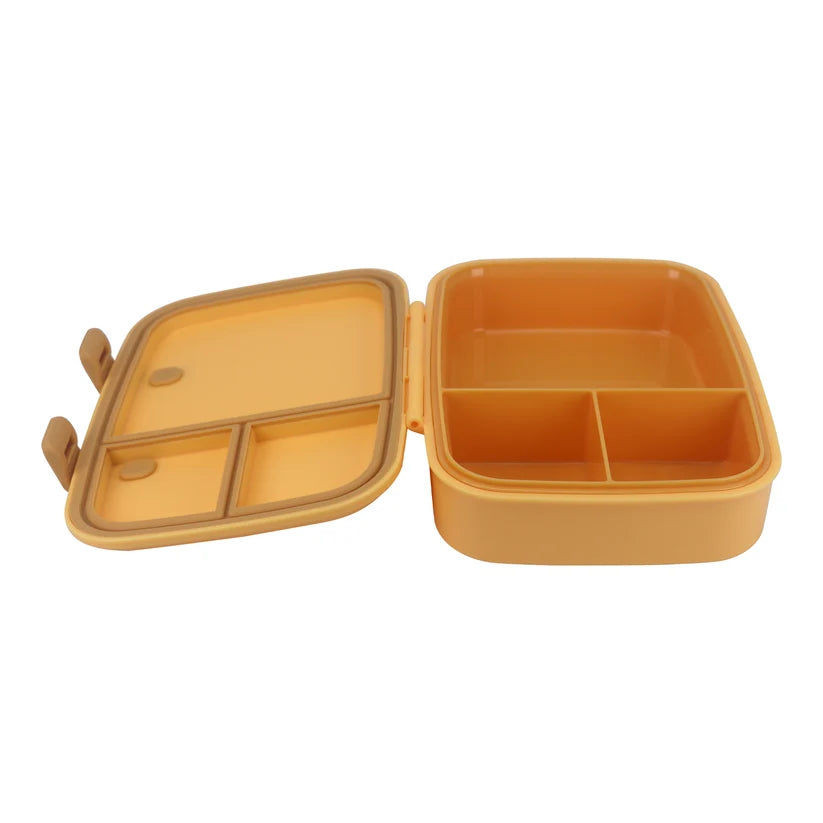 Clevakid Explorer Lunch Box Orange Light 800ML \27 OZ - ClevaMeow Friend