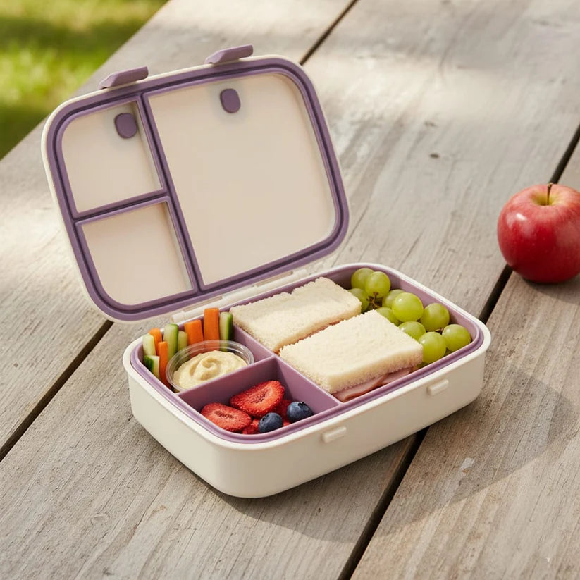 Clevakid Explorer Lunch Box Purple Light Powder 800ML \27 OZ