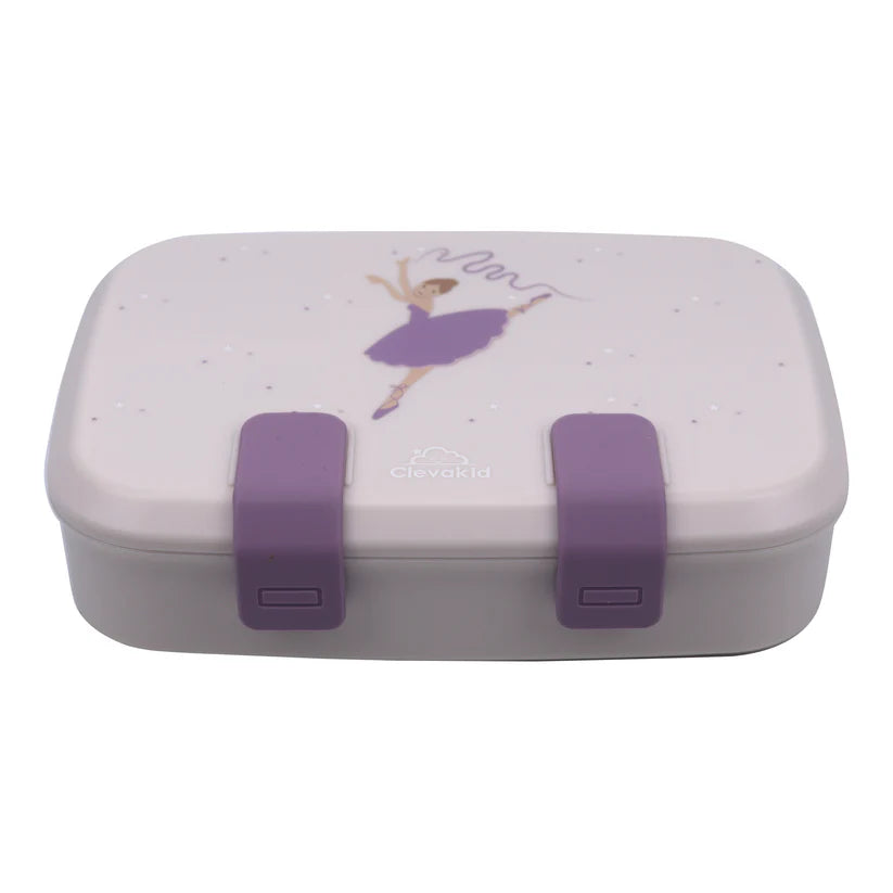 Clevakid Explorer Lunch Box Purple Light Powder 800ML \27 OZ - Clevapirouette Friend