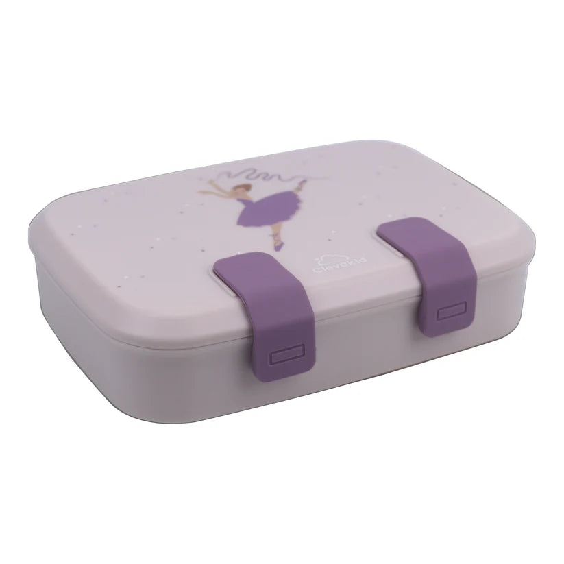 Clevakid Explorer Lunch Box Purple Light Powder 800ML \27 OZ - Clevapirouette Friend