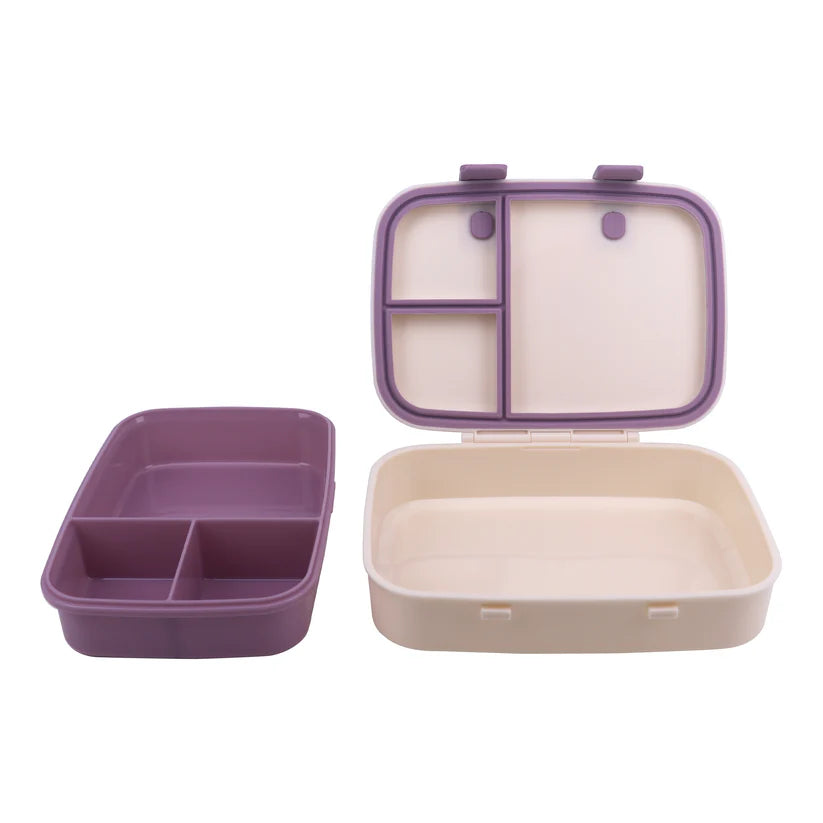 Clevakid Explorer Lunch Box Purple Light Powder 800ML \27 OZ - Clevapirouette Friend