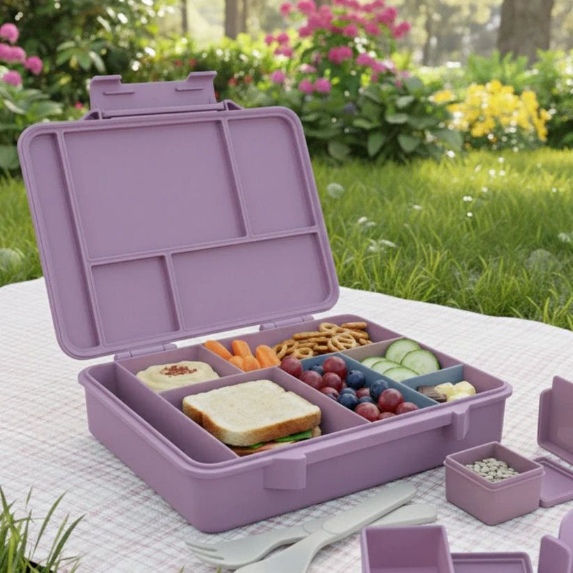 Clevakid Maxi Lunch Box Purple Ice 1520ML\50 OZ