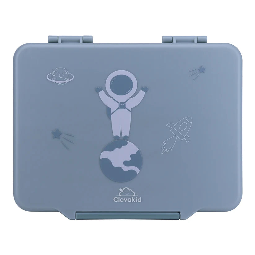 Clevakid Maxi Lunch Box Baby Blue 1520ML\50 OZ - ClevaAstroo Friend