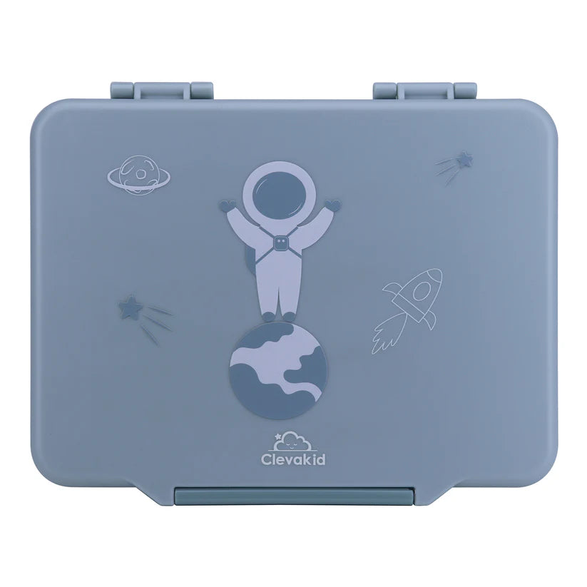 Clevakid Maxi Lunch Box Baby Blue 1520ML\50 OZ - ClevaAstroo Friend