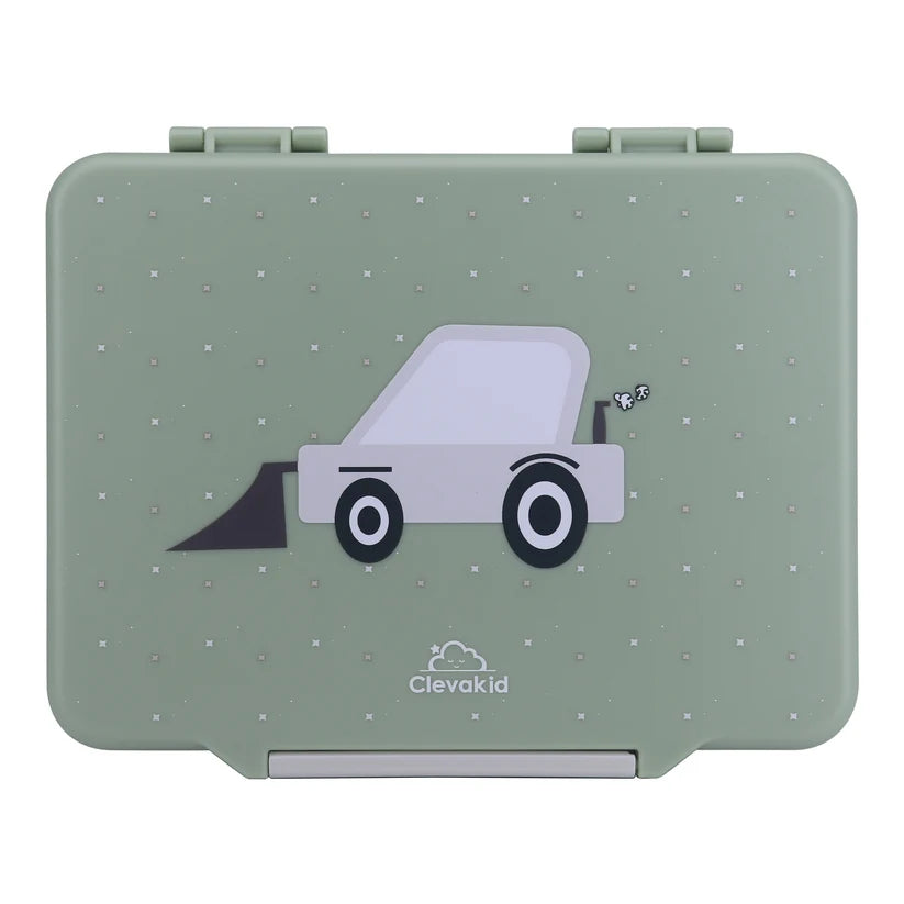 Clevakid Maxi Lunch Box Green  Olive 1520ML\50 OZ - ClevaBuckett Friend