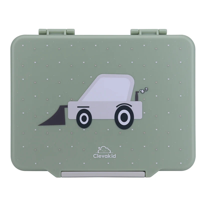 Clevakid Maxi Lunch Box Green  Olive 1520ML\50 OZ - ClevaBuckett Friend