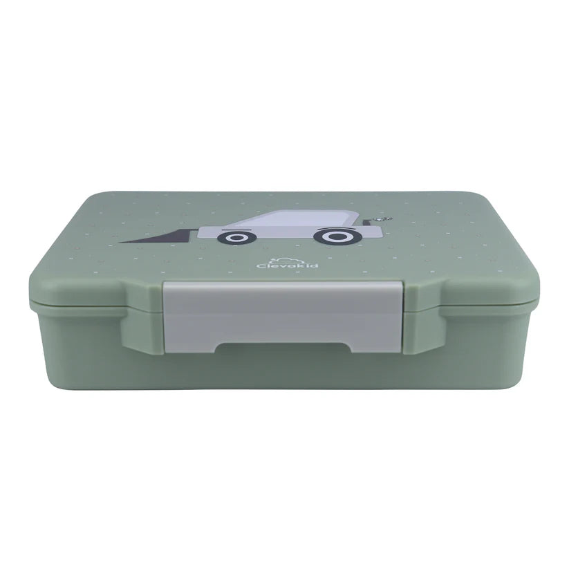 Clevakid Maxi Lunch Box Green  Olive 1520ML\50 OZ - ClevaBuckett Friend