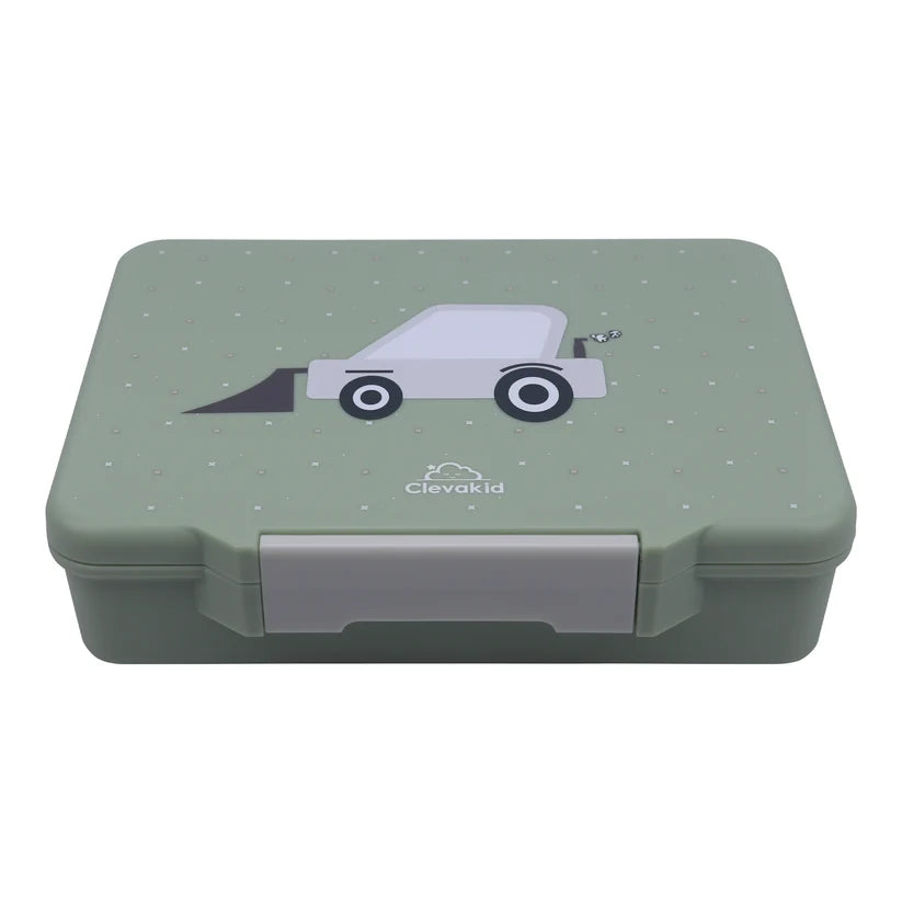 Clevakid Maxi Lunch Box Green  Olive 1520ML\50 OZ - ClevaBuckett Friend