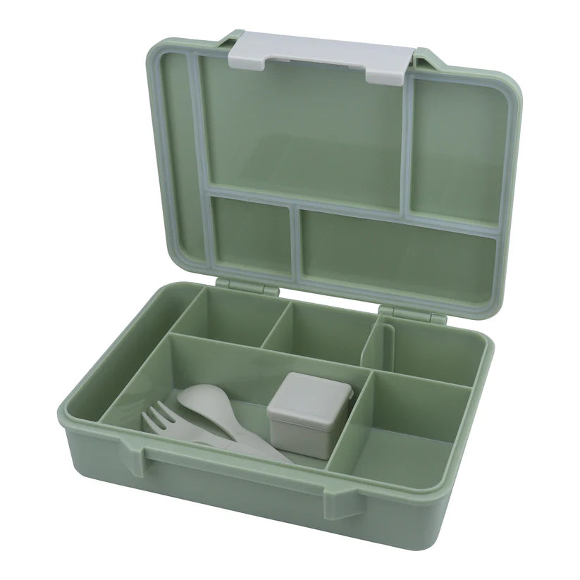 Clevakid Maxi Lunch Box Green  Olive 1520ML\50 OZ - ClevaBuckett Friend
