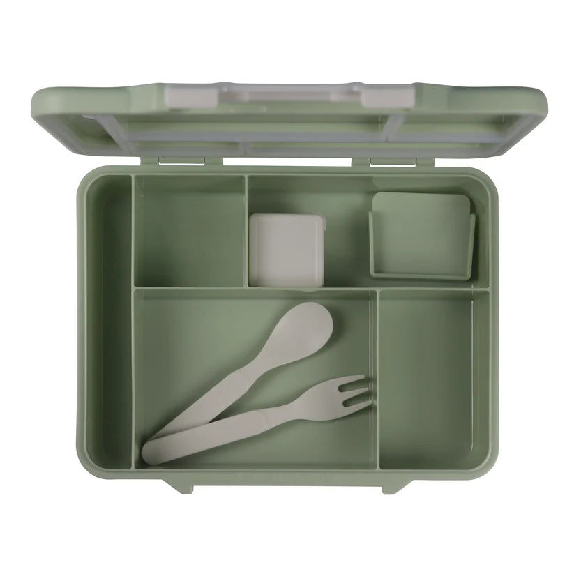 Clevakid Maxi Lunch Box Green  Olive 1520ML\50 OZ - ClevaBuckett Friend