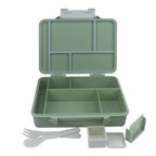 Clevakid Maxi Lunch Box Green  Olive 1520ML\50 OZ - ClevaBuckett Friend