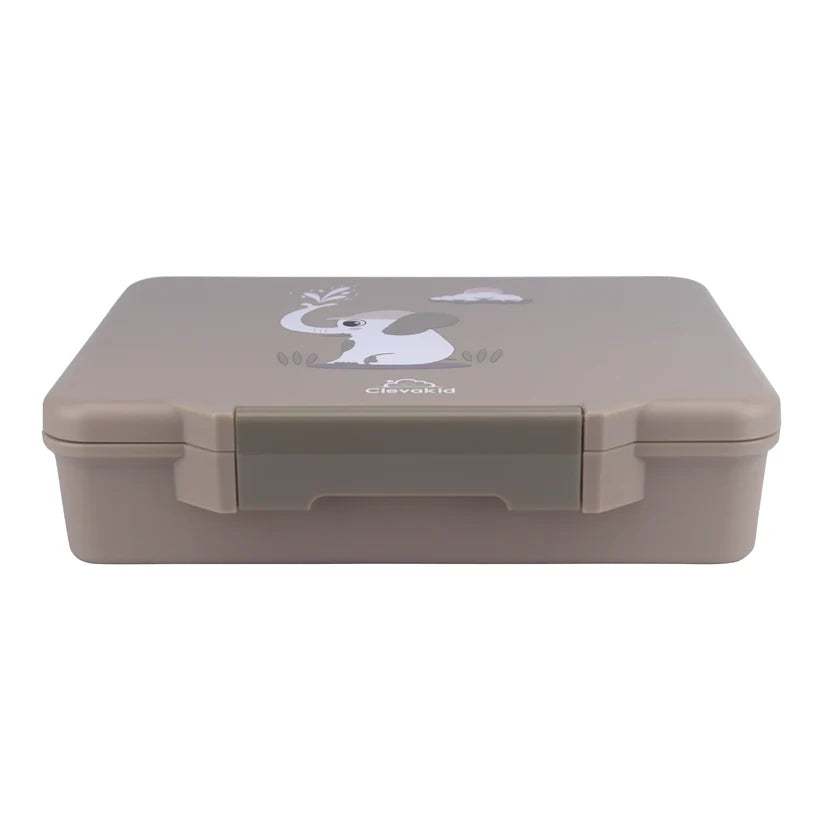 Clevakid Maxi Lunch Box Brown Dark Toffeh 1520ML\50 OZ - ClevaElphaa Friend