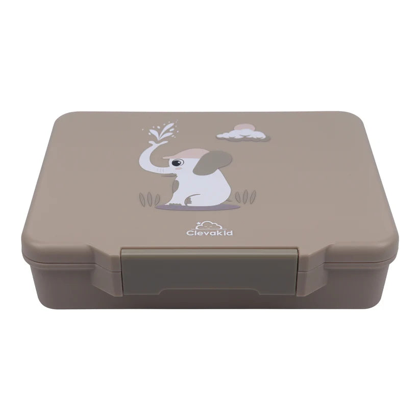 Clevakid Maxi Lunch Box Brown Dark Toffeh 1520ML\50 OZ - ClevaElphaa Friend