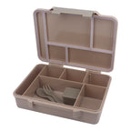 Clevakid Maxi Lunch Box Brown Dark Toffeh 1520ML\50 OZ - ClevaElphaa Friend