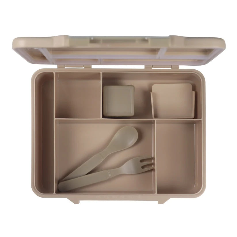 Clevakid Maxi Lunch Box Brown Dark Toffeh 1520ML\50 OZ - ClevaElphaa Friend