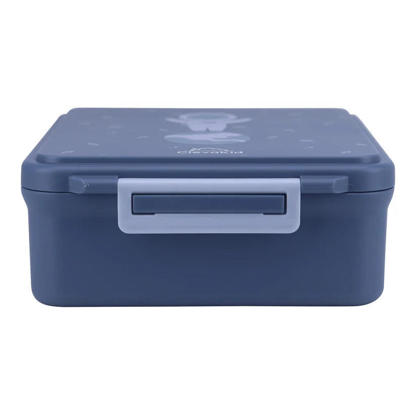 Clevakid Mega Lunch Box Blue Turquoise 1600ML\54 OZ- ClevaAstroo Friend
