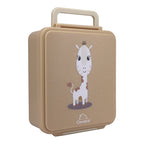 Clevakid Mega Lunch Box Brown Latte 1600ML\54 OZ- ClevaNeckee Friend